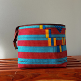 Kente knitting bag