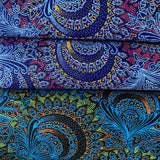 blue shweshwe fabric