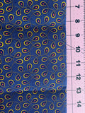 blue yellow red shweshwe african fabric
