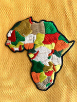 yellow africa map 