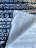 Navy African Hand Crafted Home Decor Fabric - Kudhindha Fabric | Thrifty Upenyu