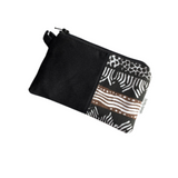 black small zipper coin purse