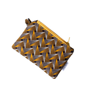 brown coin purse