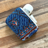 denim blue small zipper pouch for purse
