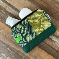 green small pouch