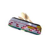 kente print utensil travel pouch